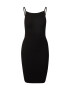 24COLOURS Rochie tricotat negru - Pled.ro