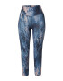 4F Pantaloni sport albastru / bleumarin / roz - Pled.ro