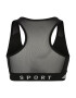 4F Sutien sport negru / alb - Pled.ro