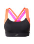 4F Sutien sport portocaliu / roz / negru - Pled.ro