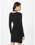 4th & Reckless Rochie tricotat 'MARSHALL' negru - Pled.ro