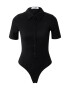 4th & Reckless Tricou body negru - Pled.ro