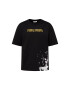 9N1M SENSE Tricou 'Goth' galben deschis / gri / negru / alb - Pled.ro