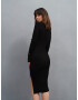 A LOT LESS Rochie tricotat 'Arabella' negru - Pled.ro