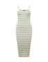 A LOT LESS Rochie tricotat 'Ria' crem / verde pastel - Pled.ro