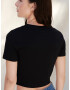 A LOT LESS Tricou 'Vivian' negru - Pled.ro