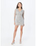 A STAR IS BORN Rochie de cocktail argintiu - Pled.ro