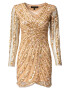 A STAR IS BORN Rochie de cocktail bej deschis / auriu - Pled.ro