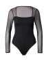 Abercrombie & Fitch Bluză body negru - Pled.ro