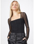 Abercrombie & Fitch Bluză body negru - Pled.ro