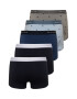 Abercrombie & Fitch Boxeri bleumarin / albastru noapte / albastru deschis / gri amestecat / negru - Pled.ro