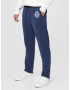 Abercrombie & Fitch Pantaloni albastru marin / alb - Pled.ro