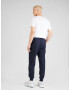 Abercrombie & Fitch Pantaloni albastru noapte / alb - Pled.ro