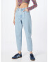 Abercrombie & Fitch Pantaloni cu cute albastru deschis - Pled.ro