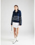 Abercrombie & Fitch Pulover 'BLACK FRIDAY' bleumarin / alb - Pled.ro