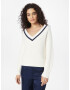 Abercrombie & Fitch Pulover bleumarin / alb - Pled.ro