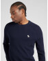 Abercrombie & Fitch Pulover bleumarin / alb - Pled.ro