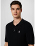 Abercrombie & Fitch Pulover negru / alb - Pled.ro