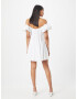 Abercrombie & Fitch Rochie de cocktail alb - Pled.ro