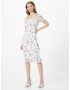 Abercrombie & Fitch Rochie albastru deschis / maro / alb - Pled.ro