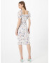 Abercrombie & Fitch Rochie albastru deschis / maro / alb - Pled.ro