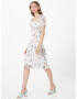 Abercrombie & Fitch Rochie albastru deschis / maro / alb - Pled.ro