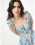 Abercrombie & Fitch Rochie 'CHASE' albastru / azuriu / oliv / portocaliu piersică - Pled.ro