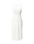 Abercrombie & Fitch Rochie de cocktail alb murdar - Pled.ro