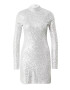 Abercrombie & Fitch Rochie de cocktail gri argintiu - Pled.ro