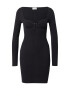 Abercrombie & Fitch Rochie tricotat negru - Pled.ro