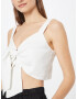 Abercrombie & Fitch Top alb - Pled.ro