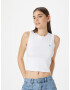 Abercrombie & Fitch Top azur / alb - Pled.ro