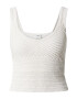 Abercrombie & Fitch Top brodat crem - Pled.ro