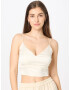 Abercrombie & Fitch Top crem - Pled.ro