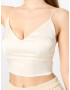 Abercrombie & Fitch Top crem - Pled.ro