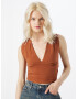 Abercrombie & Fitch Top maro - Pled.ro