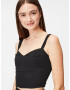 Abercrombie & Fitch Top negru - Pled.ro