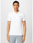 Abercrombie & Fitch Tricou albastru / alb - Pled.ro