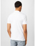 Abercrombie & Fitch Tricou albastru / alb - Pled.ro