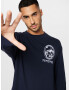 Abercrombie & Fitch Tricou albastru închis / alb - Pled.ro