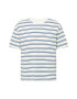 Abercrombie & Fitch Tricou albastru marin / albastru deschis / alb - Pled.ro