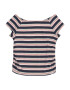 Abercrombie & Fitch Tricou albastru noapte / verde pastel / roz / roșu pastel / alb - Pled.ro