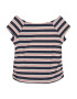 Abercrombie & Fitch Tricou albastru noapte / verde pastel / roz / roșu pastel / alb - Pled.ro