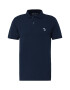 Abercrombie & Fitch Tricou bleumarin / alb - Pled.ro