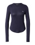 Abercrombie & Fitch Tricou bleumarin / alb - Pled.ro