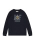 Abercrombie & Fitch Tricou bleumarin / galben / gri - Pled.ro