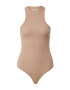 Abercrombie & Fitch Tricou body maro deschis - Pled.ro