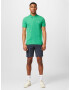 Abercrombie & Fitch Tricou 'EMEA' verde iarbă / alb - Pled.ro