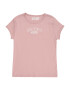 Abercrombie & Fitch Tricou 'ESSENTIALS' roz / alb - Pled.ro