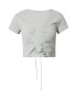 Abercrombie & Fitch Tricou gri deschis - Pled.ro